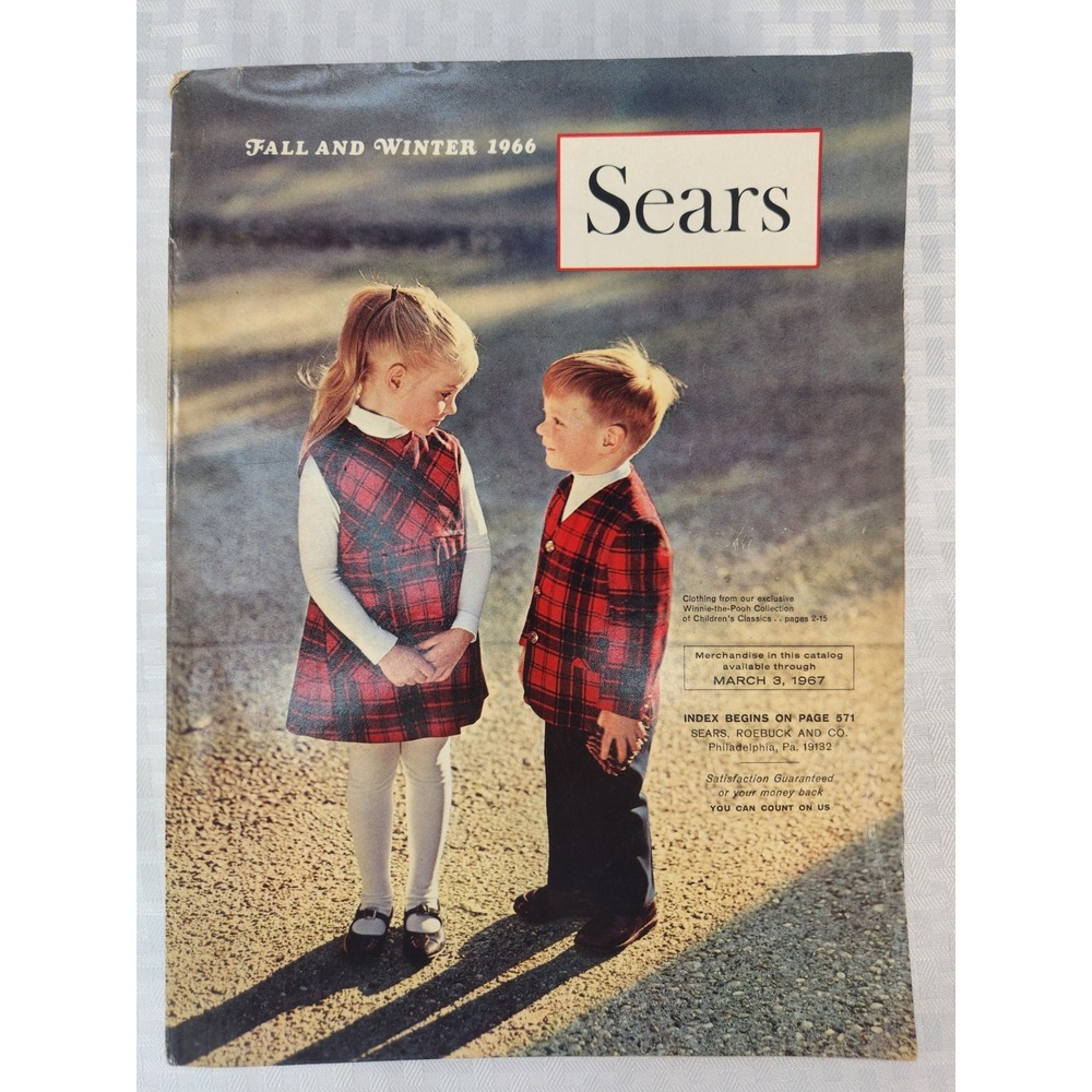 1966 Sears and Roebuck Fall/winter Catalog 1183 pages Very Good Condition